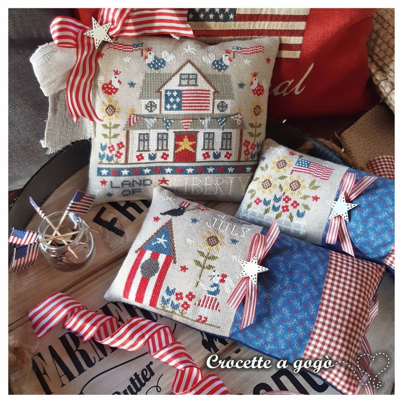Land Of Liberty - Cross Stitch Pattern
