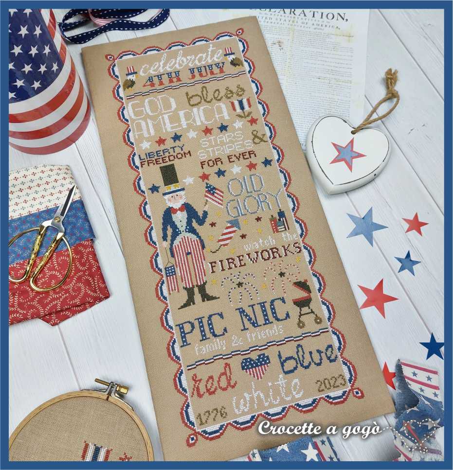 Independence Day - Cross Stitch Pattern