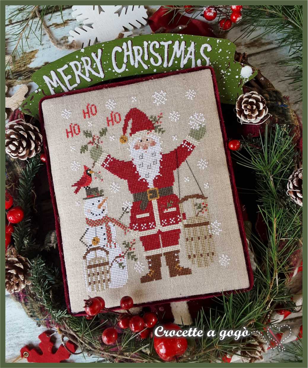 Babbo Natale 2023 - Cross Stitch Pattern