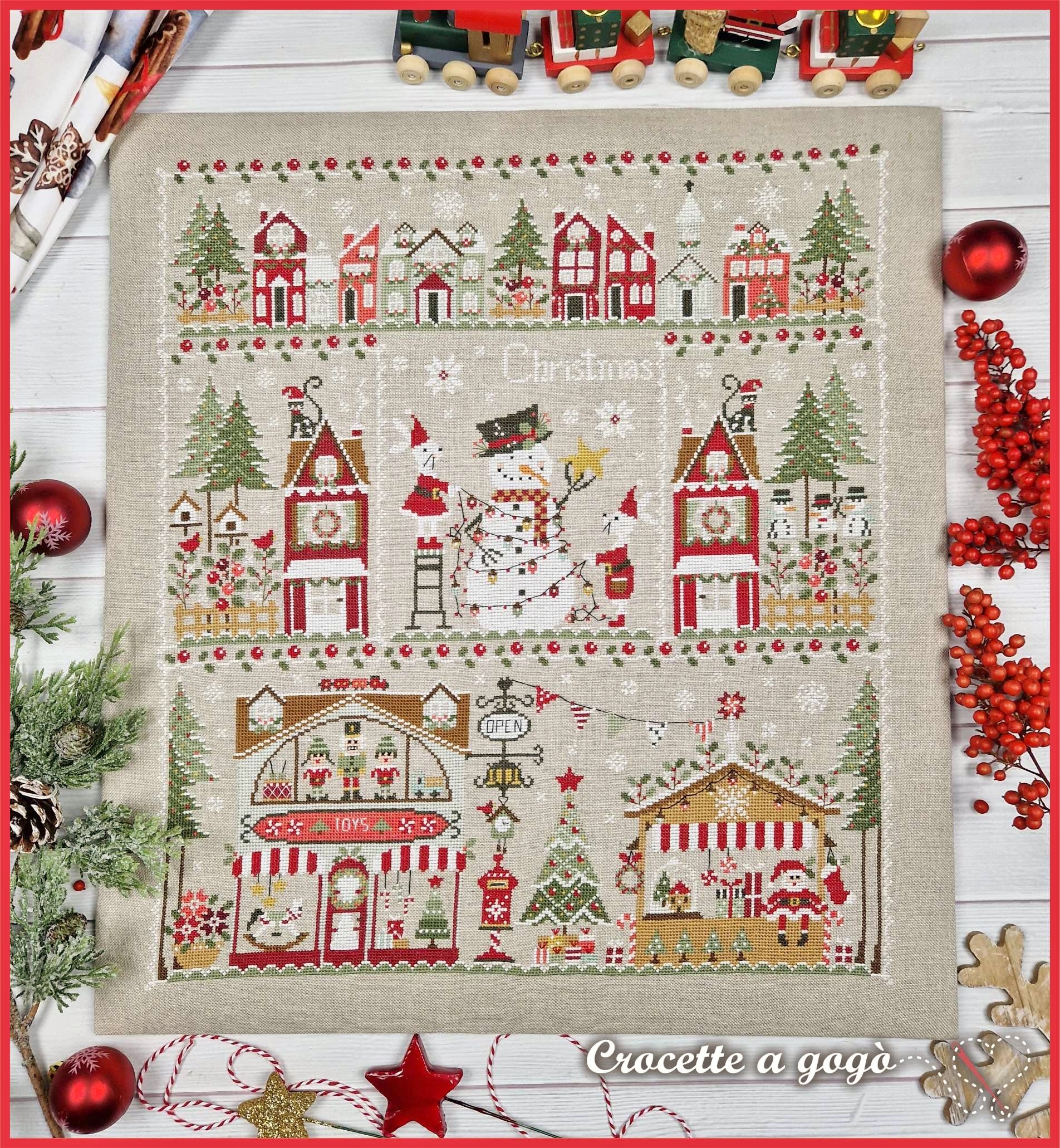 Natale In Citta - Cross Stitch Pattern