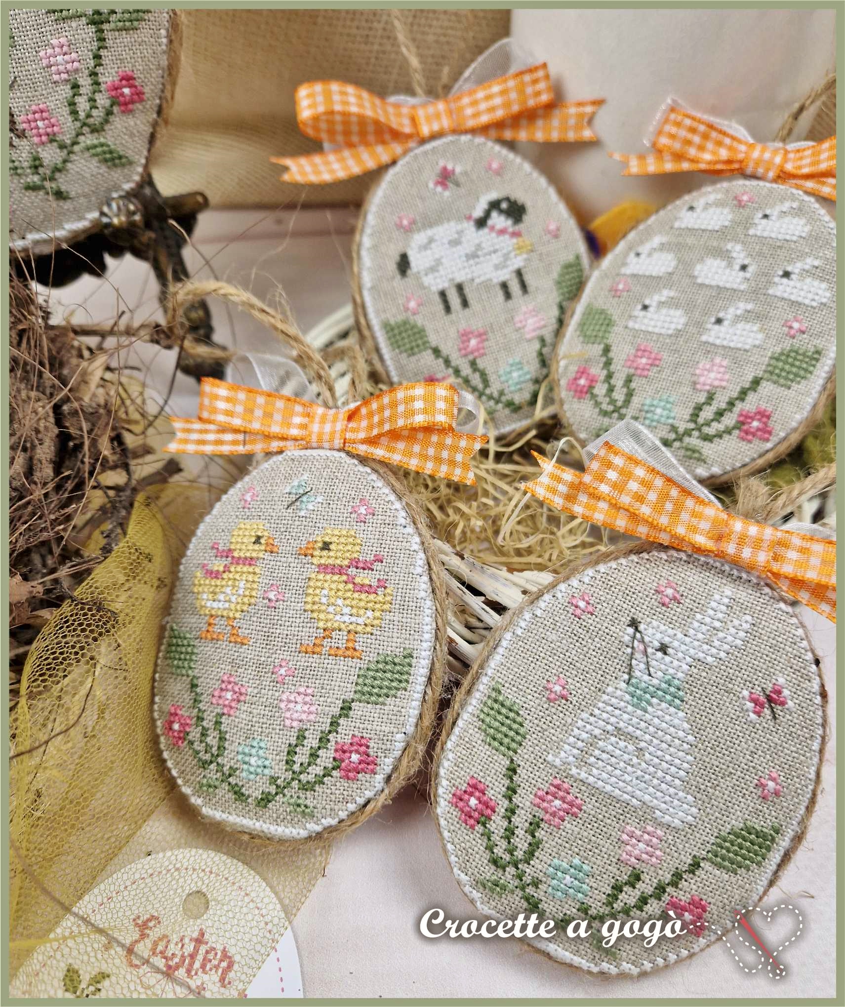 Egg Collection - Easter Cross Stitch Pattern