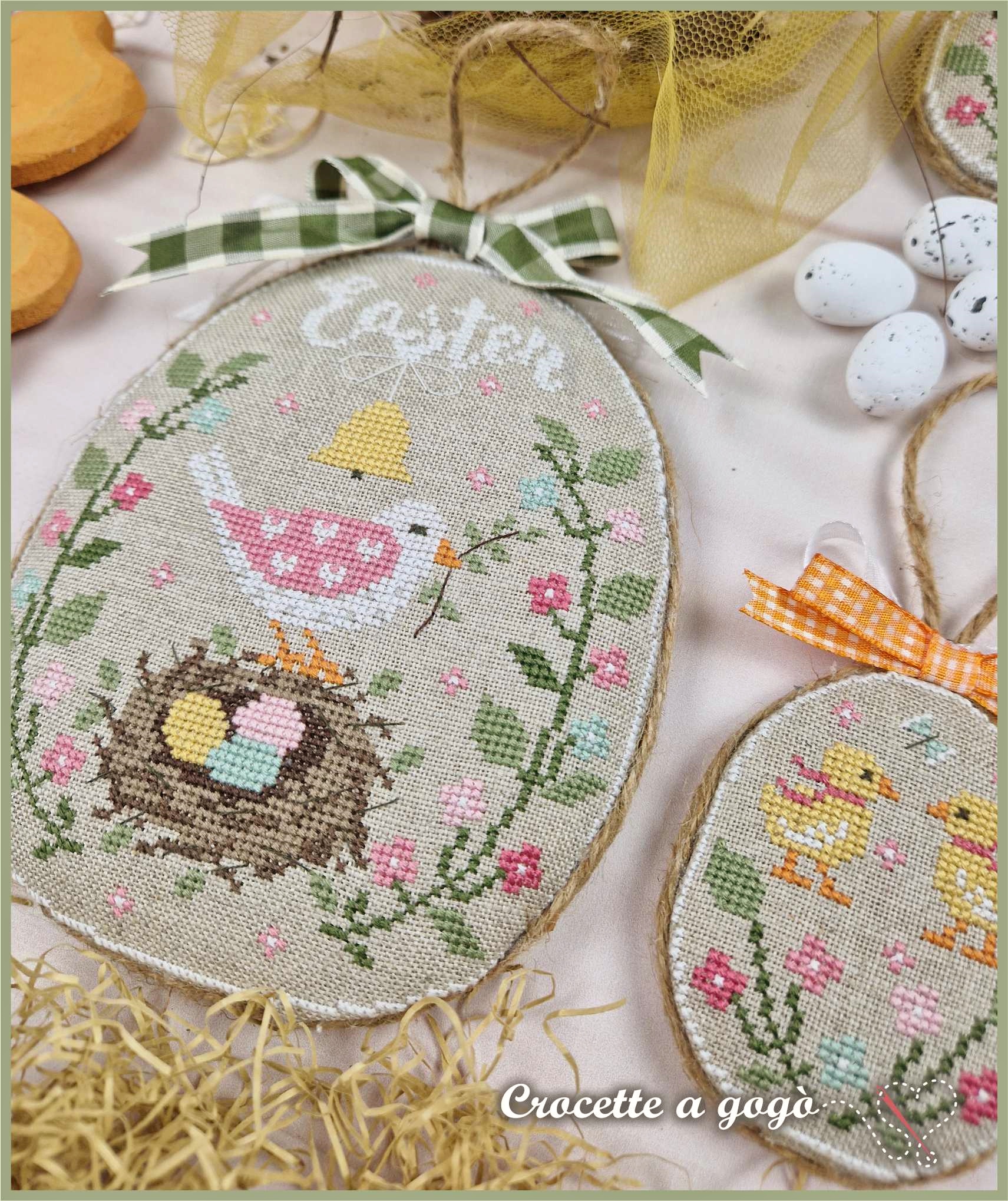 Egg Collection - Easter Cross Stitch Pattern