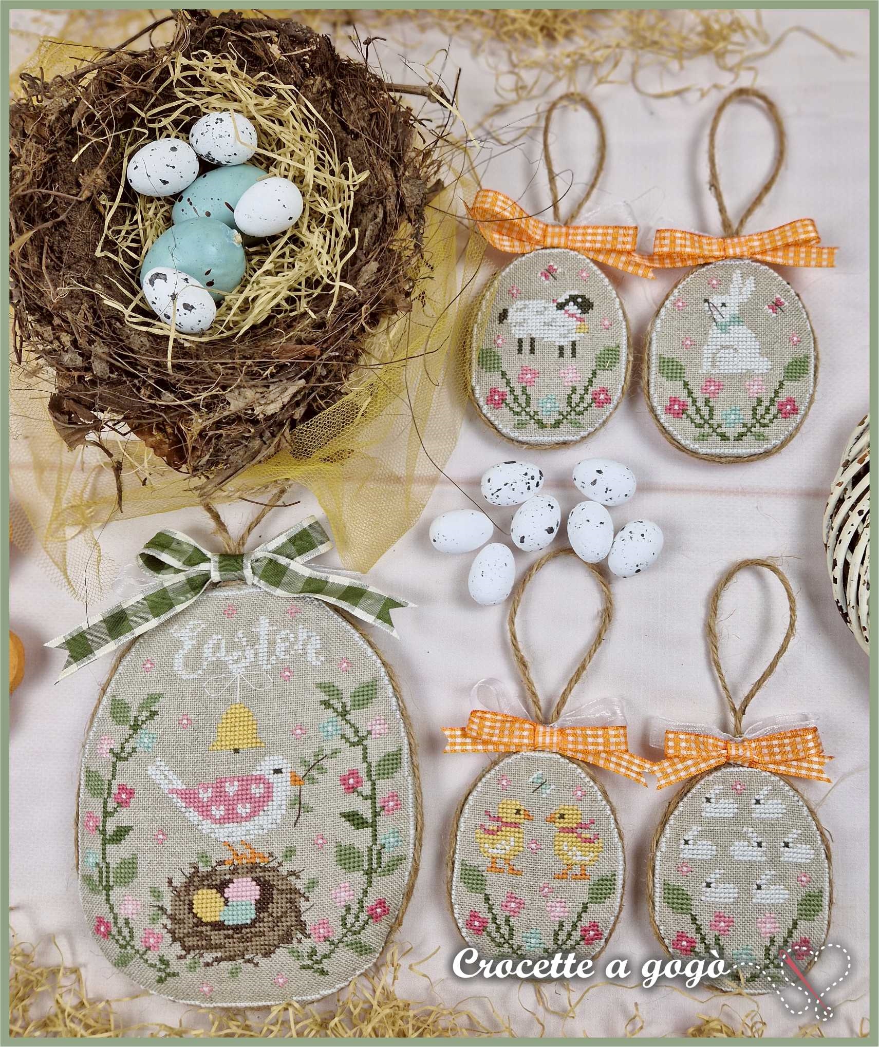 Egg Collection - Easter Cross Stitch Pattern
