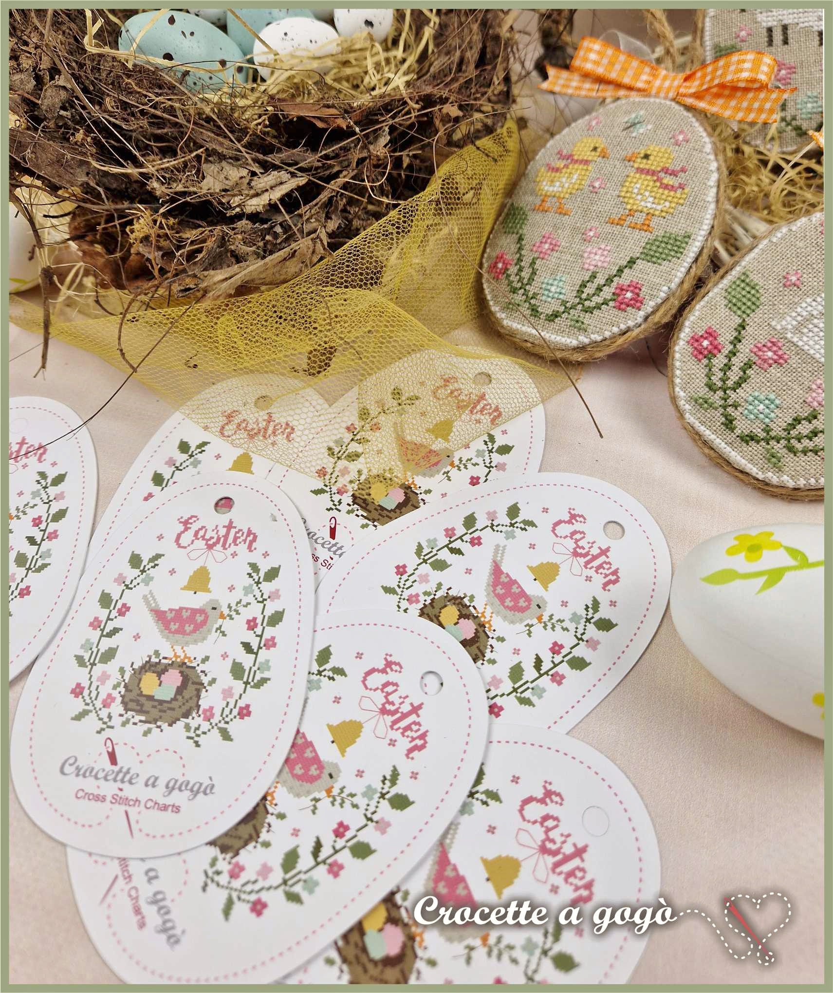 Egg Collection - Easter Cross Stitch Pattern