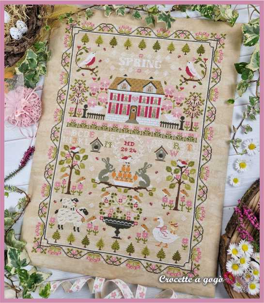 Spring Sampler - Cross Stitch Pattern