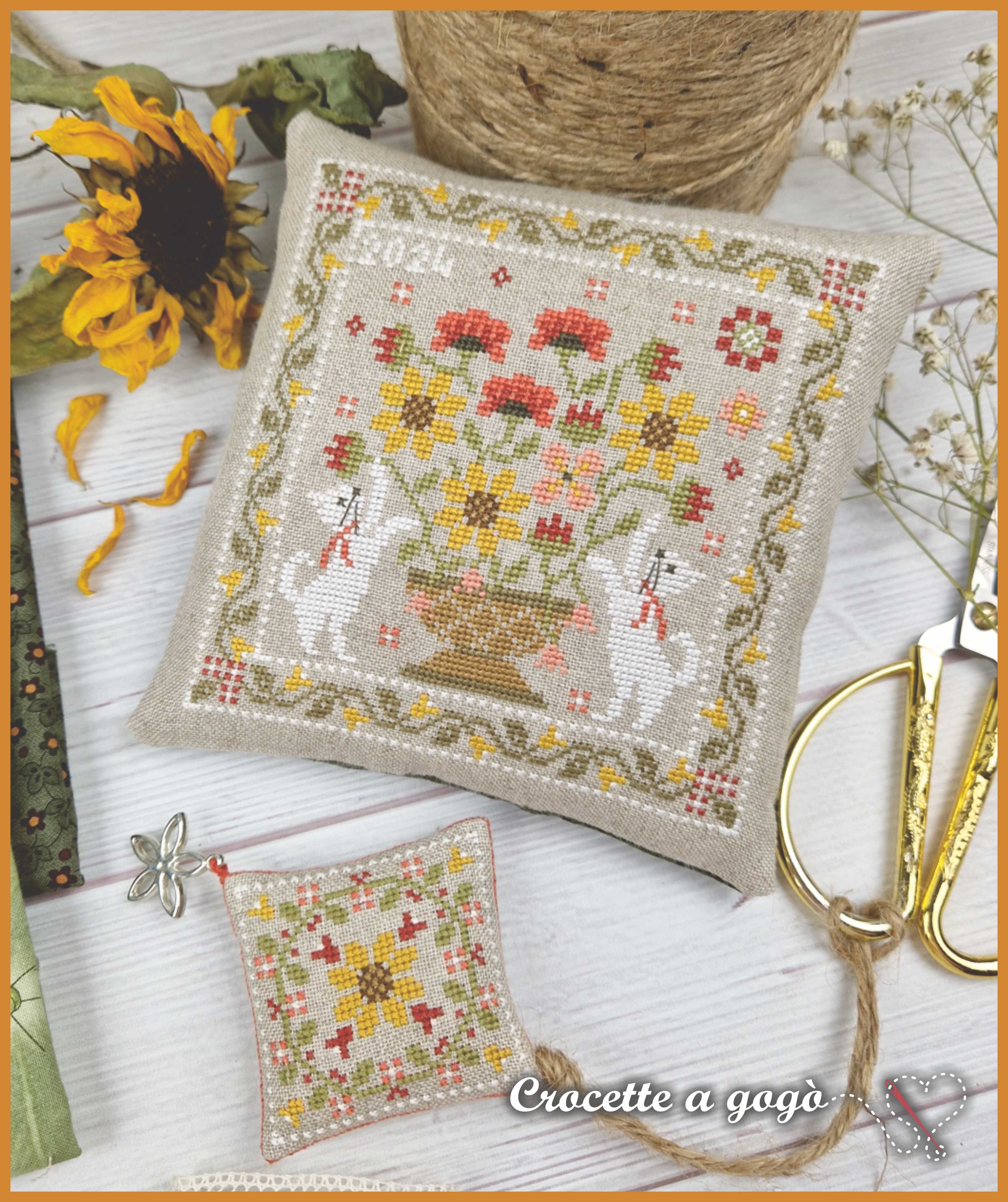 Summer Basket - Cross Stitch Pattern