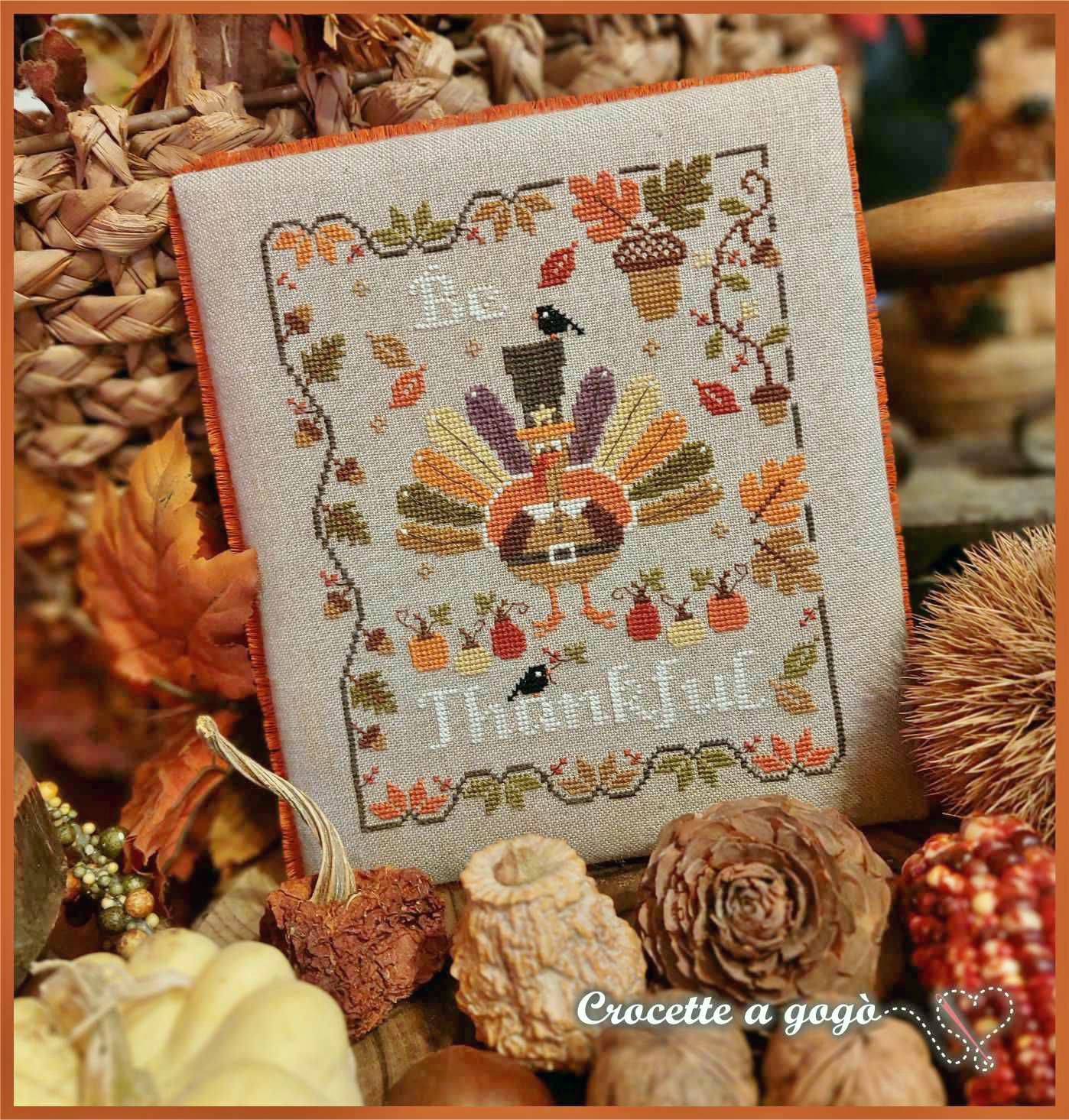 Be Thankful - Thanksgiving Cross Stitch Pattern