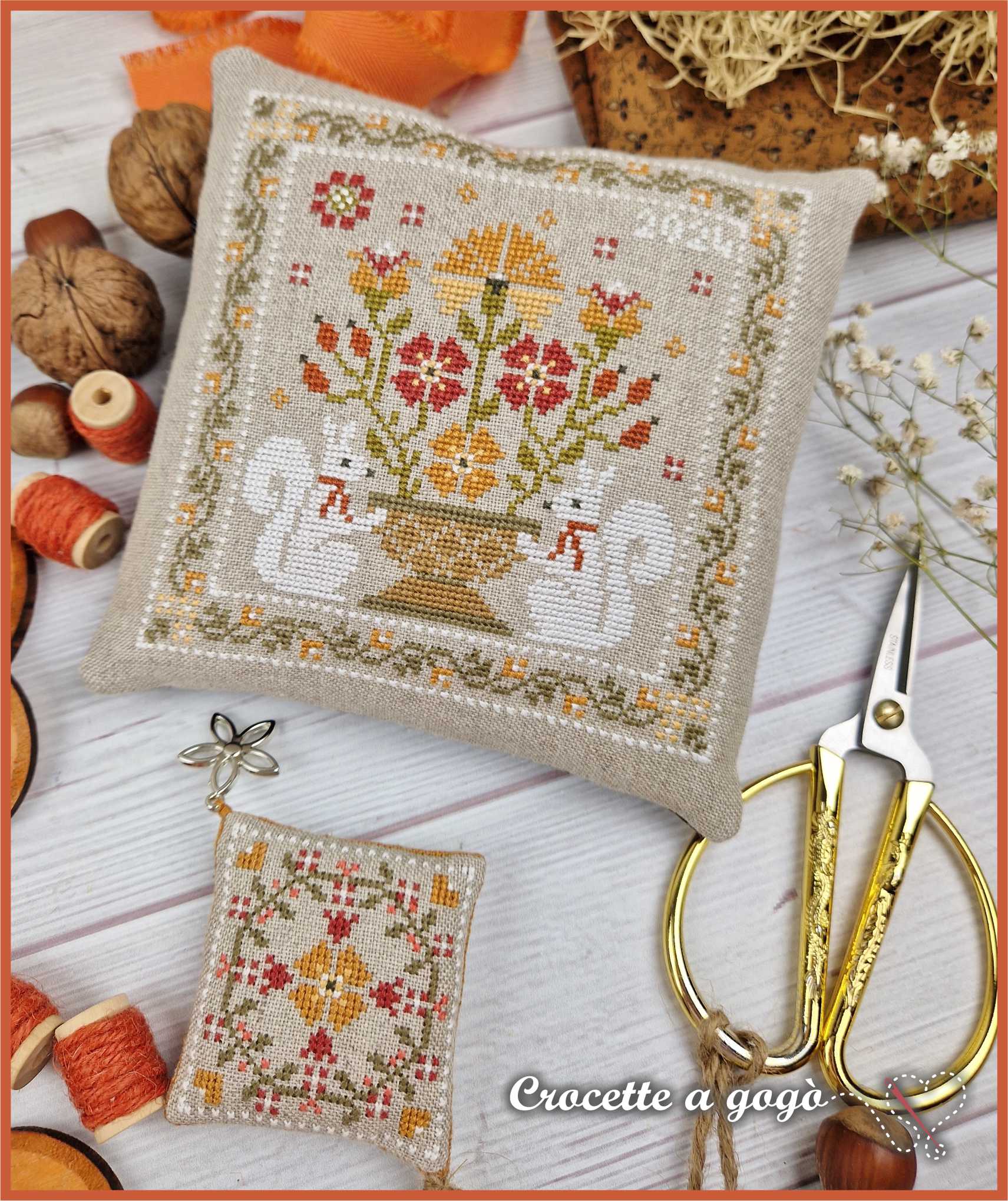 Autumn Basket - Cross Stitch Pattern