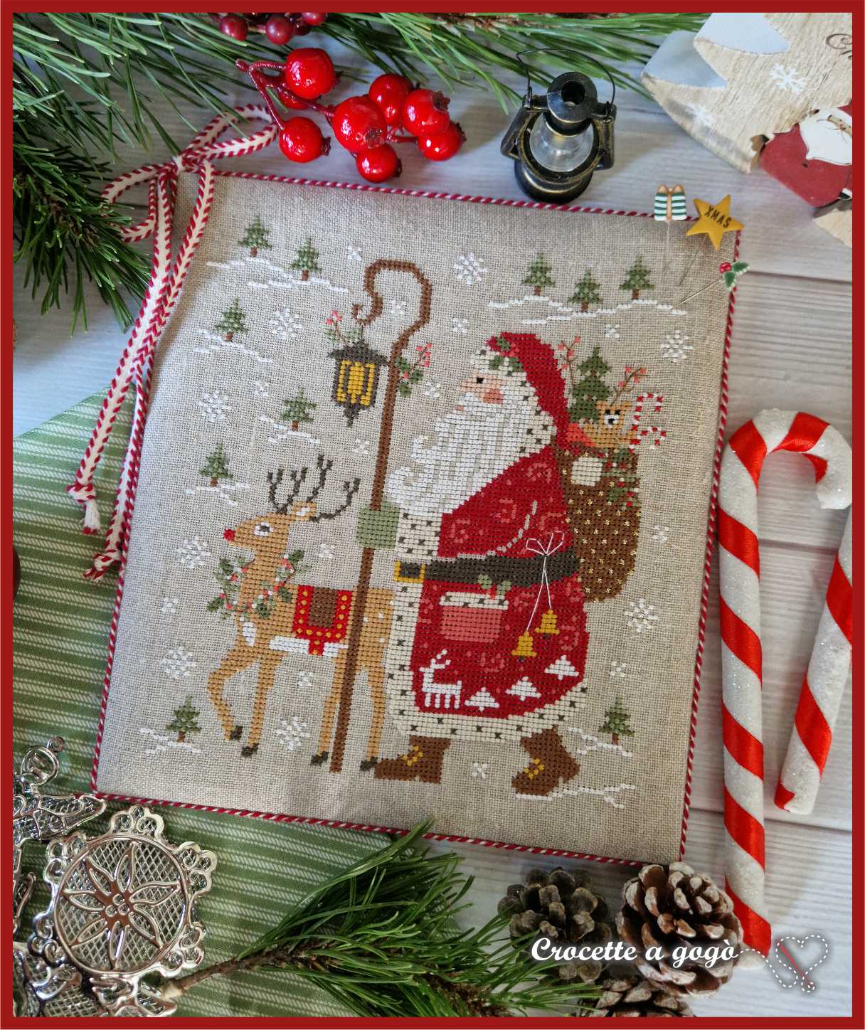 Babbo Natale 2024 - Christmas Cross Stitch Pattern