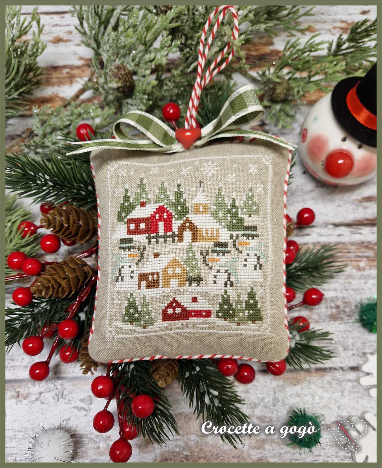 Tiny Village - Christmas Cross Stitch Pattern