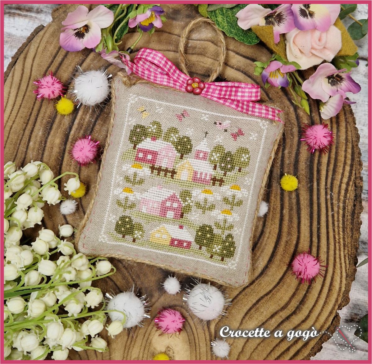 Spring Tiny Village - Cross Stitch Pattern