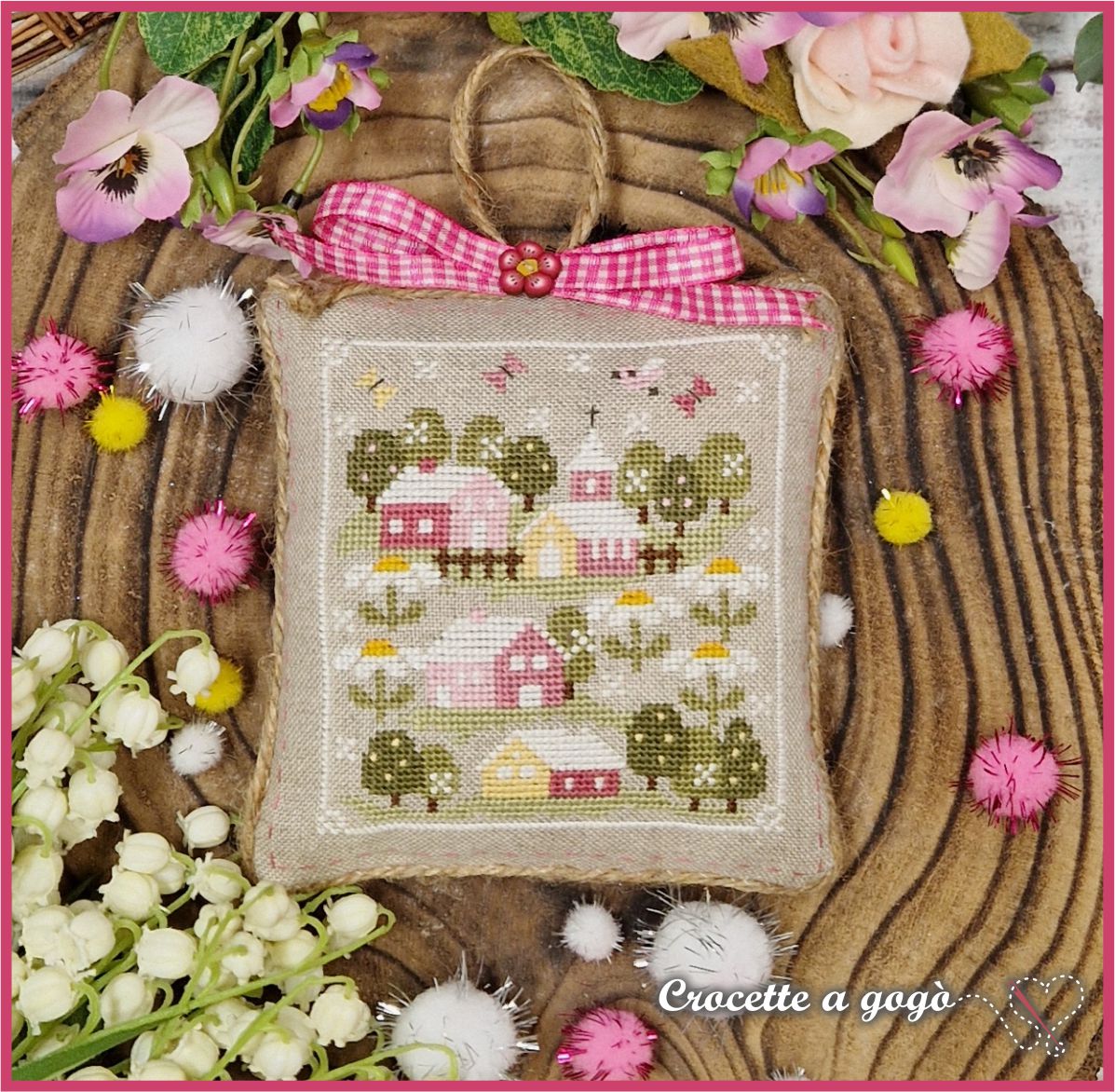 Spring Tiny Village - Cross Stitch Pattern