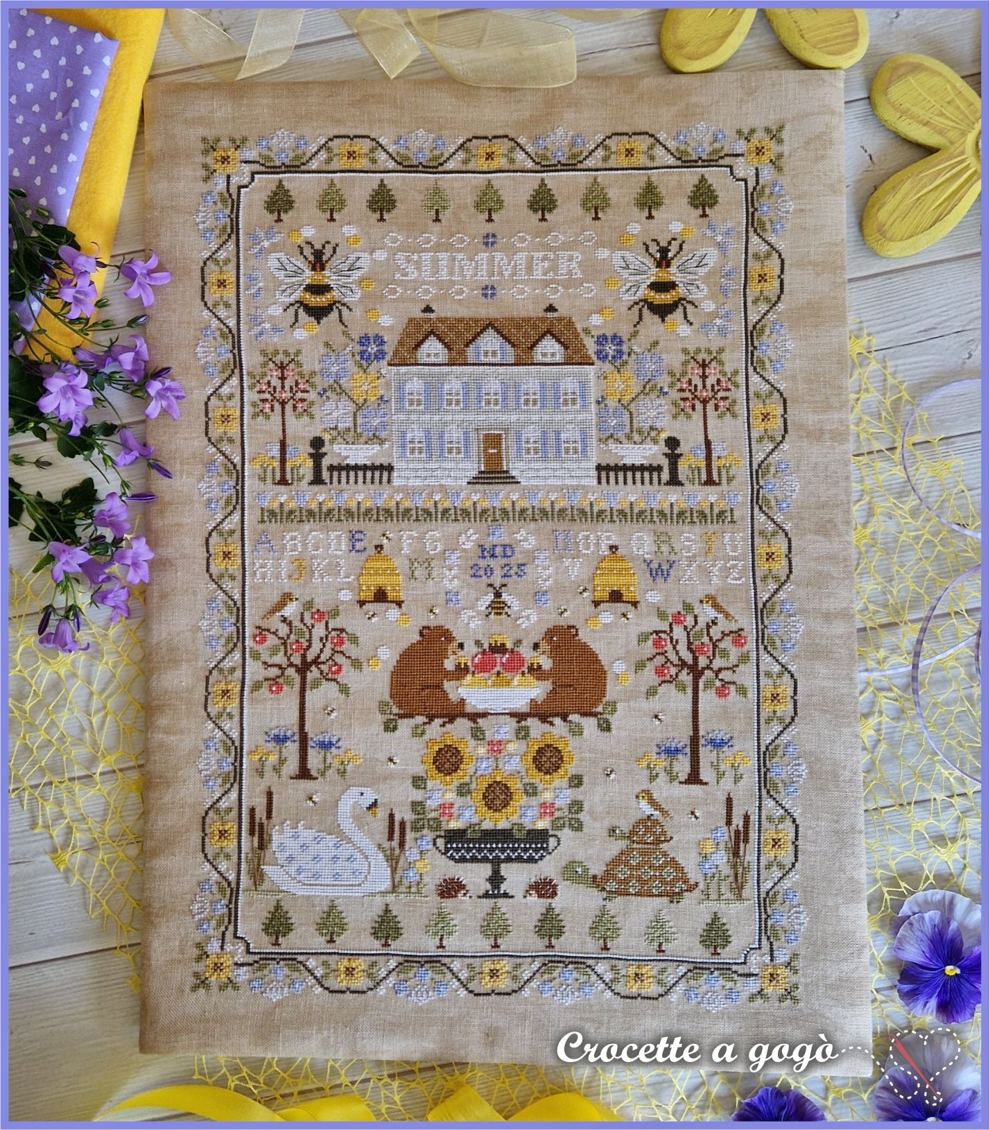 Summer Sampler - Cross Stitch Pattern