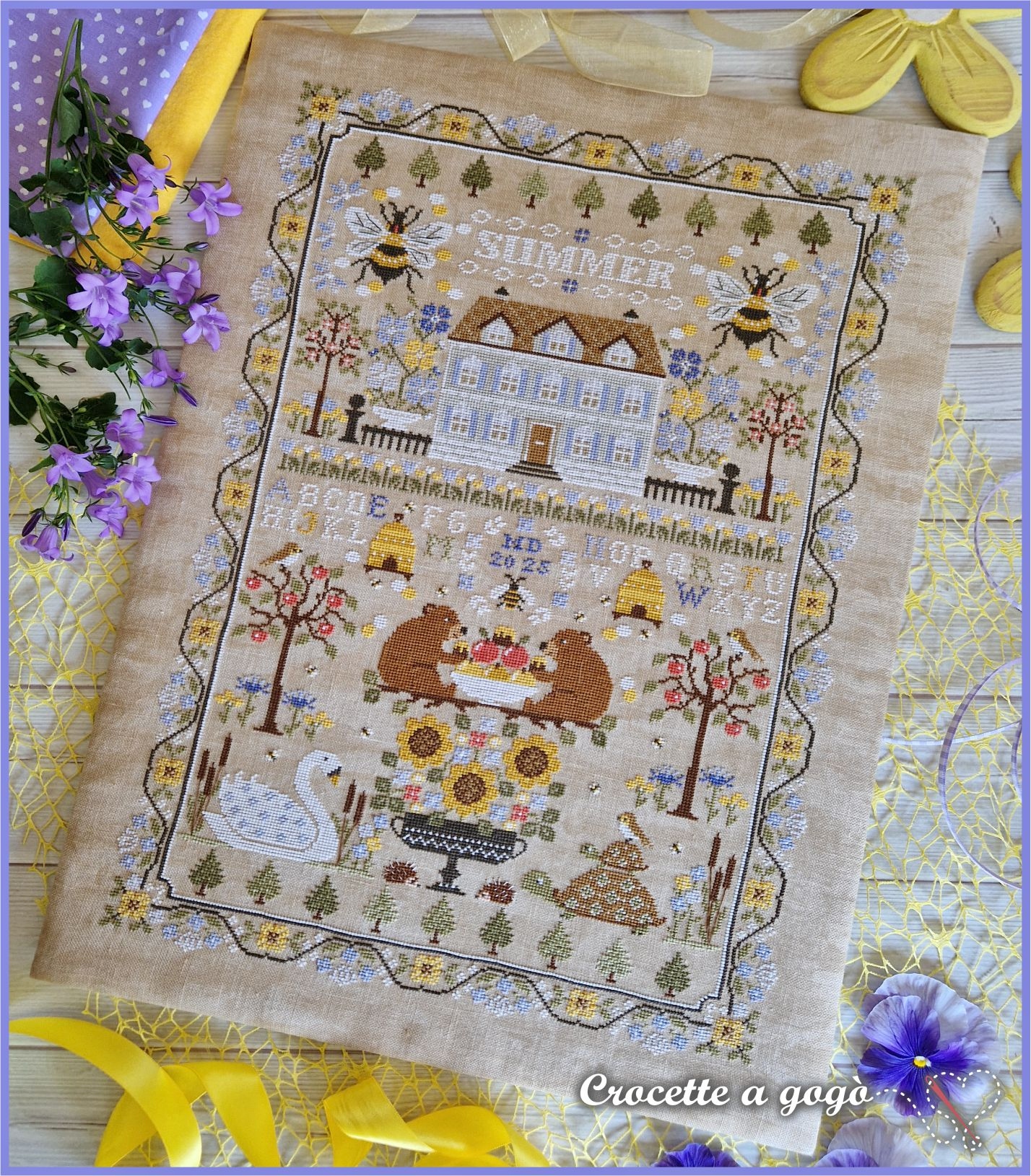 Summer Sampler - Cross Stitch Pattern