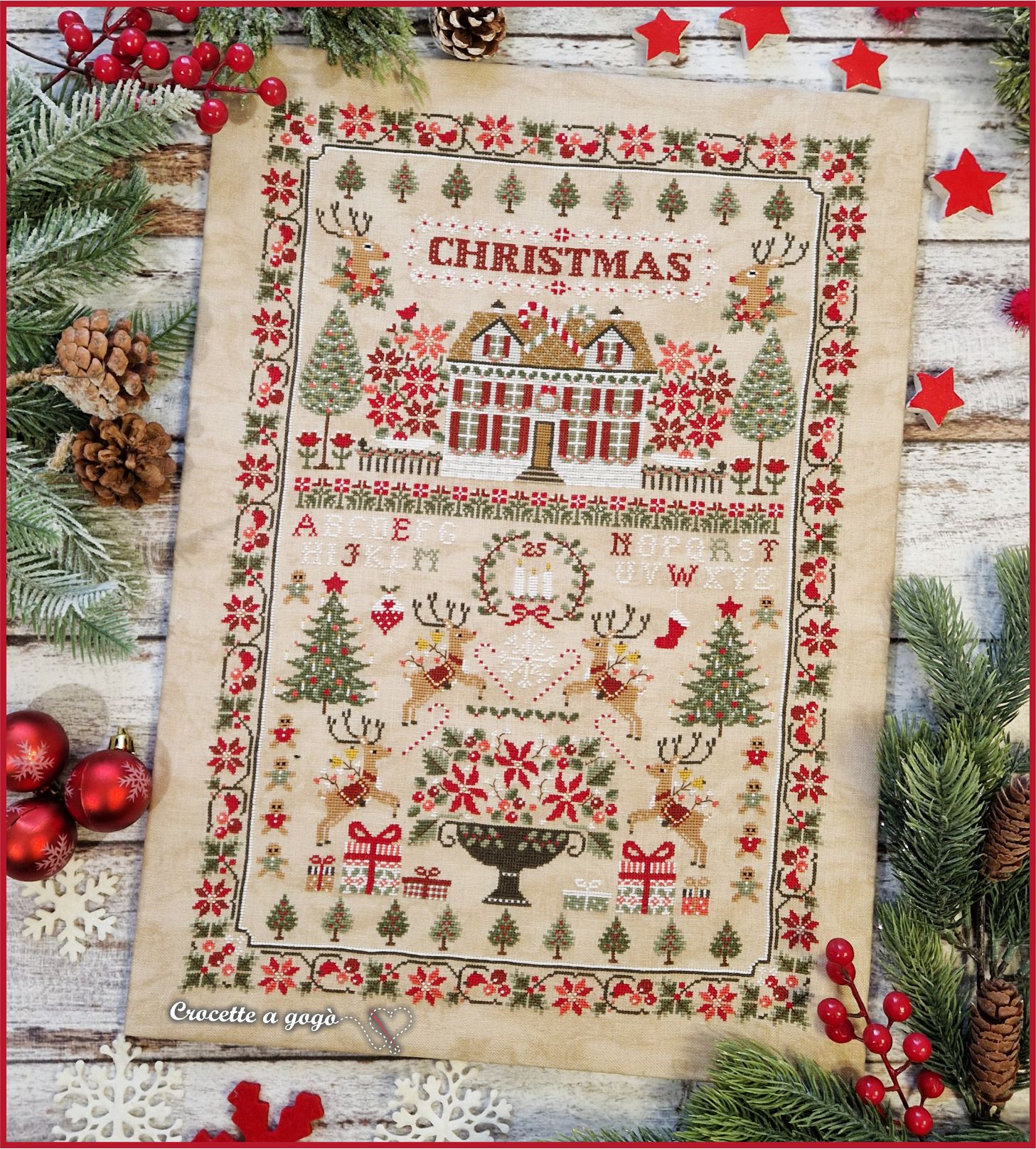 Christmas Sampler - Cross Stitch Pattern