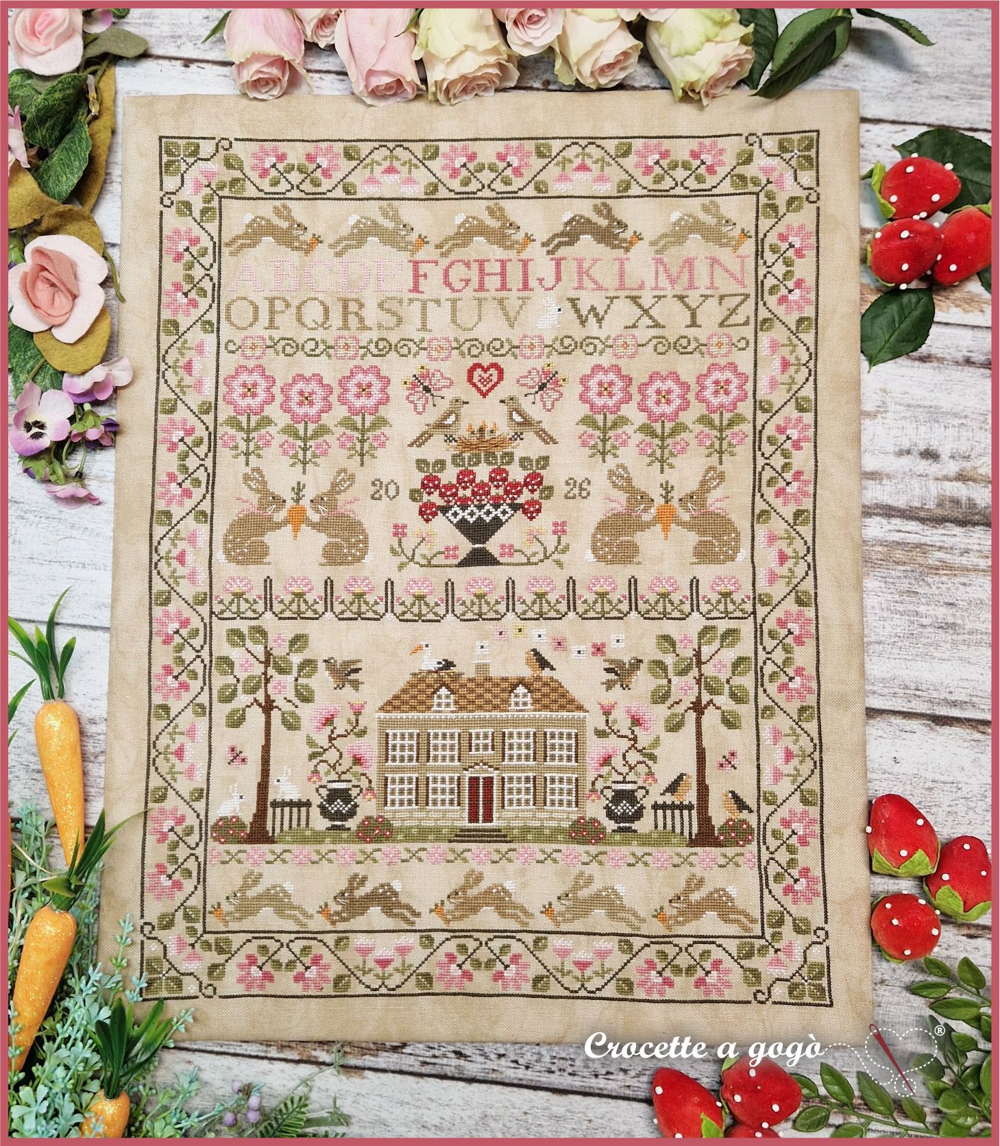 April Sampler - Cross Stitch Pattern