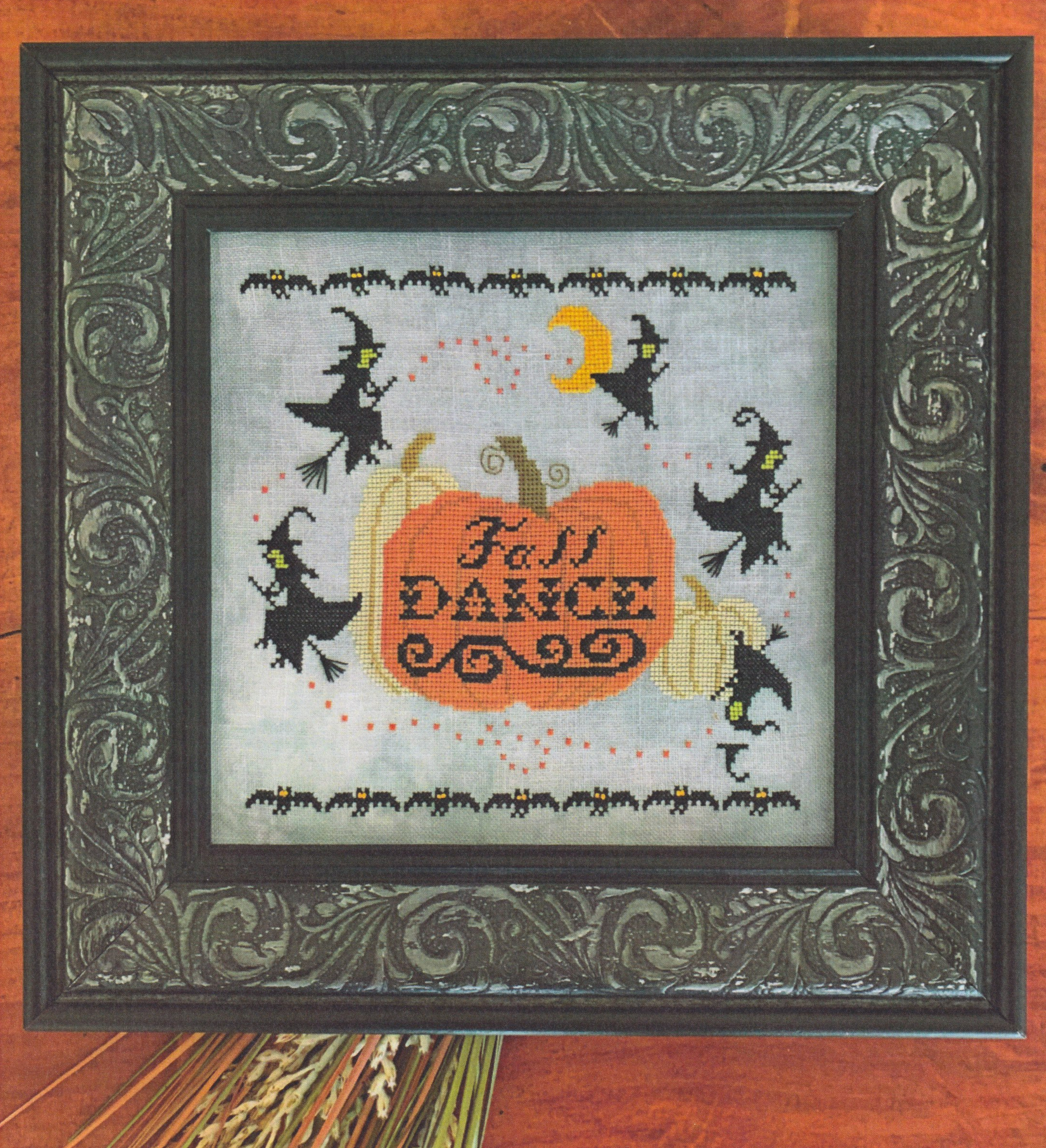 Fall Dance - Halloween Cross Stitch Pattern