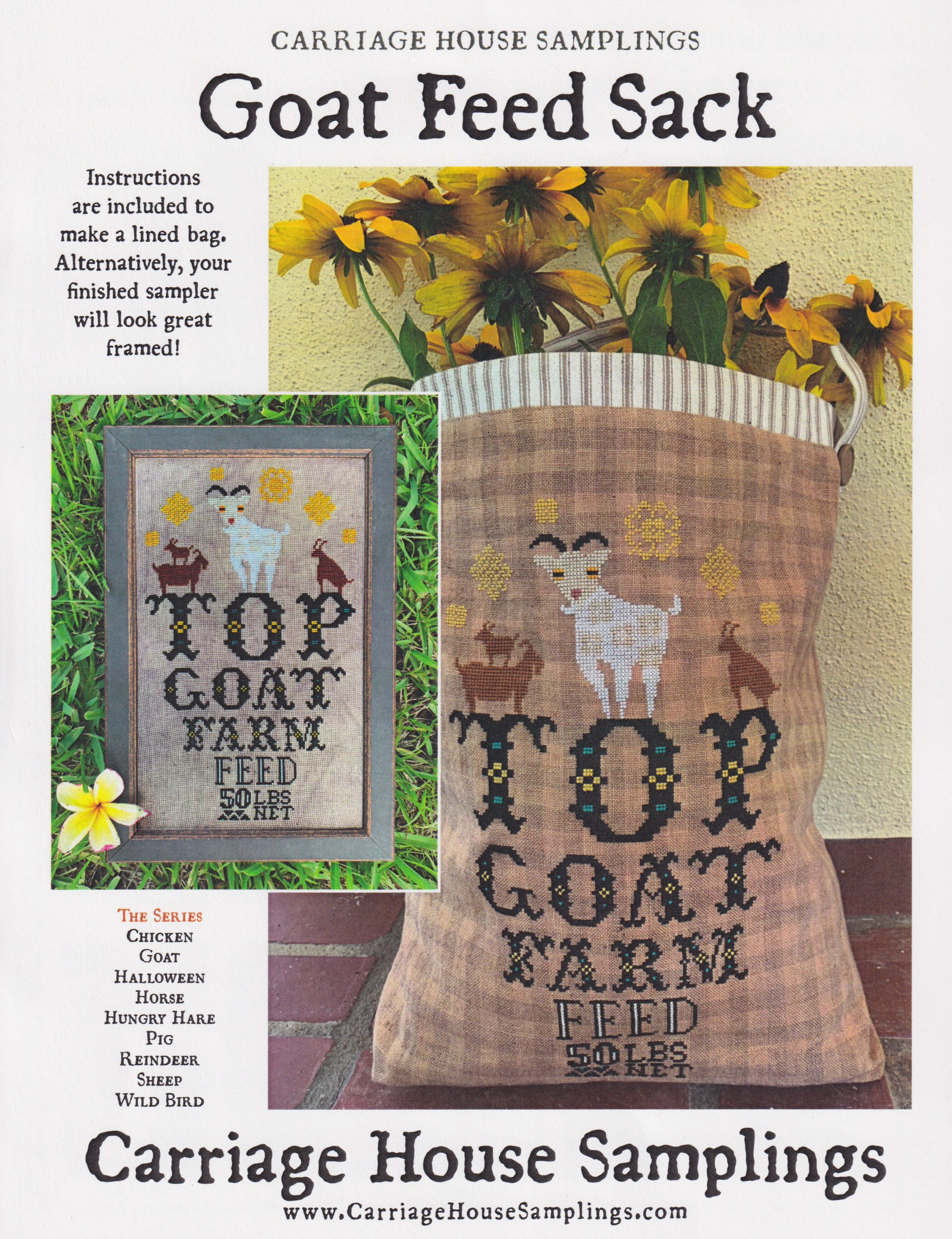 Goat Feed Sack - Cross Stitch Pattern