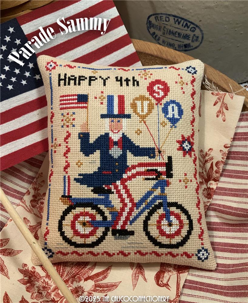 Parade Sammy - Patriotic Cross Stitch Pattern