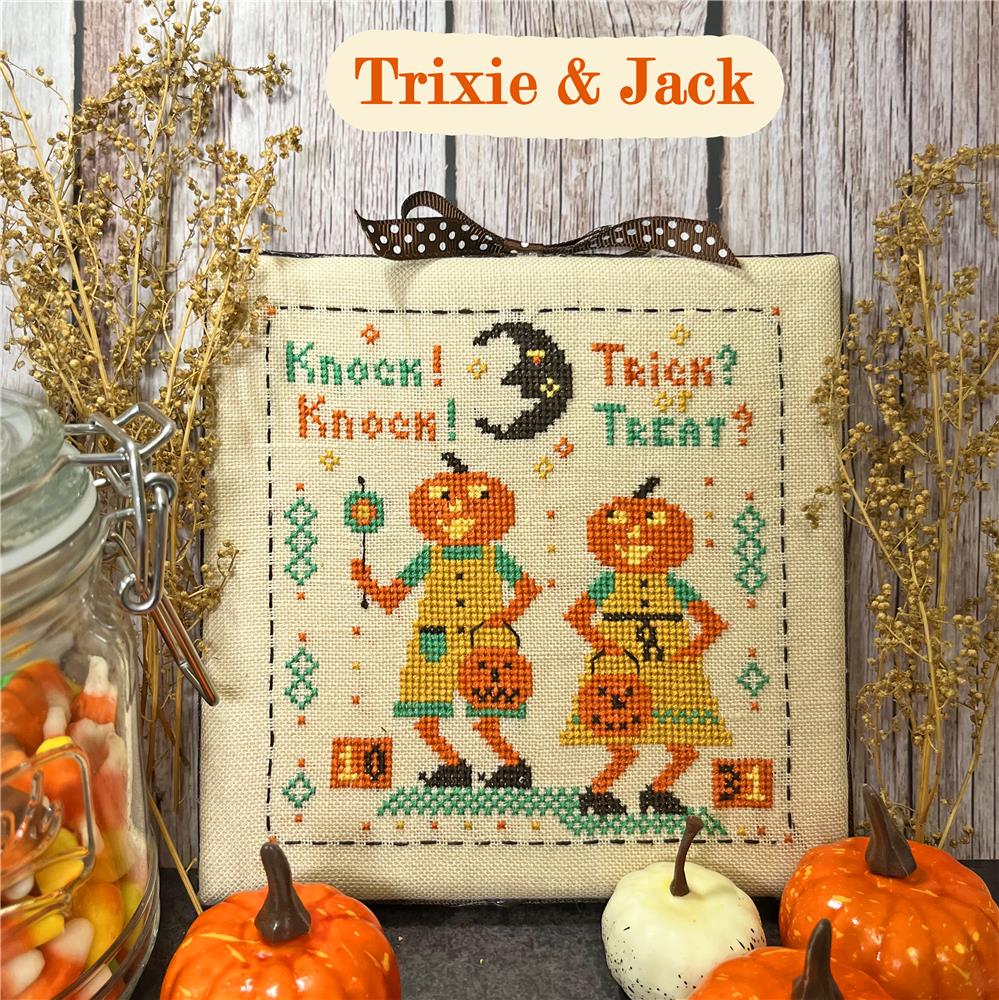 Trixie & Jack - Halloween Cross Stitch Pattern