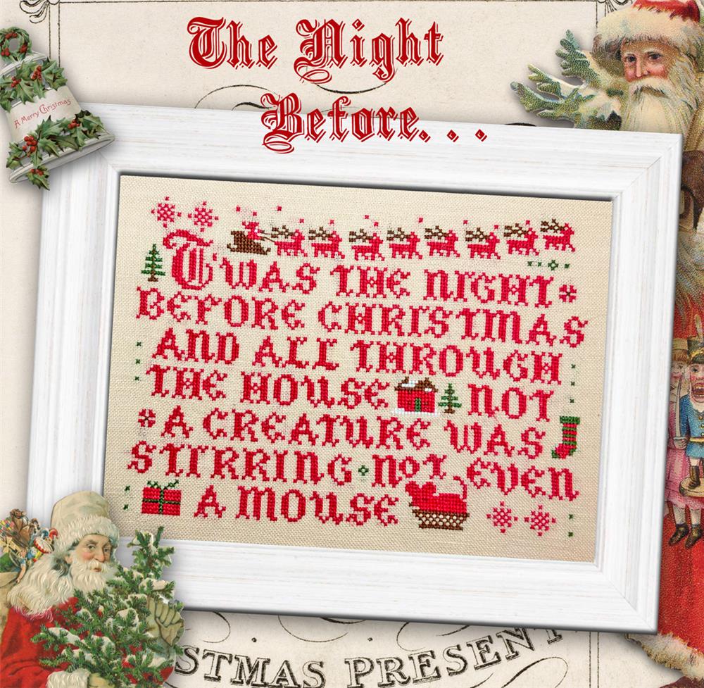 The Night Before - Christmas Cross Stitch Pattern
