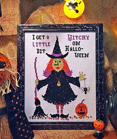 A Little Witchy - Halloween Cross Stitch Pattern