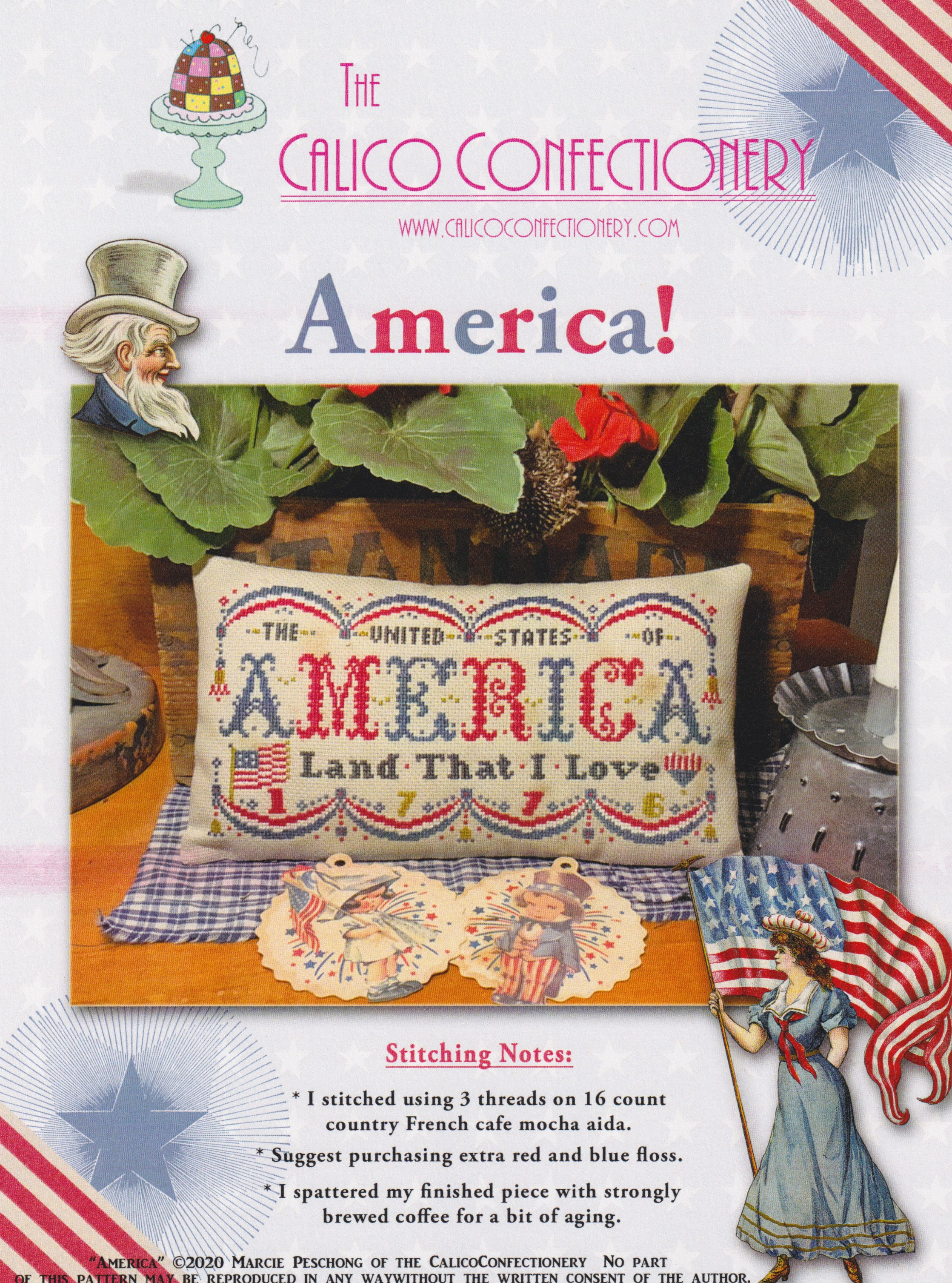 America! - Cross Stitch Pattern