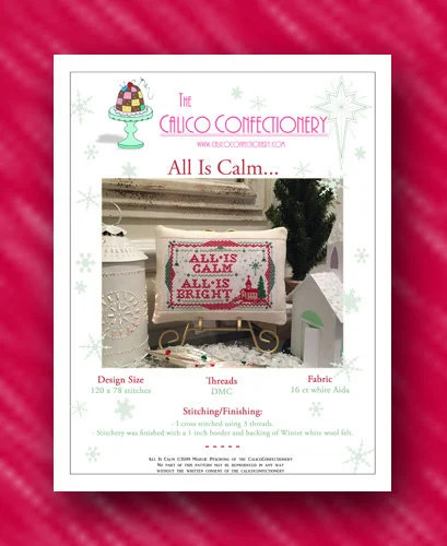 All Is Calm - Cross Stitch Pattern