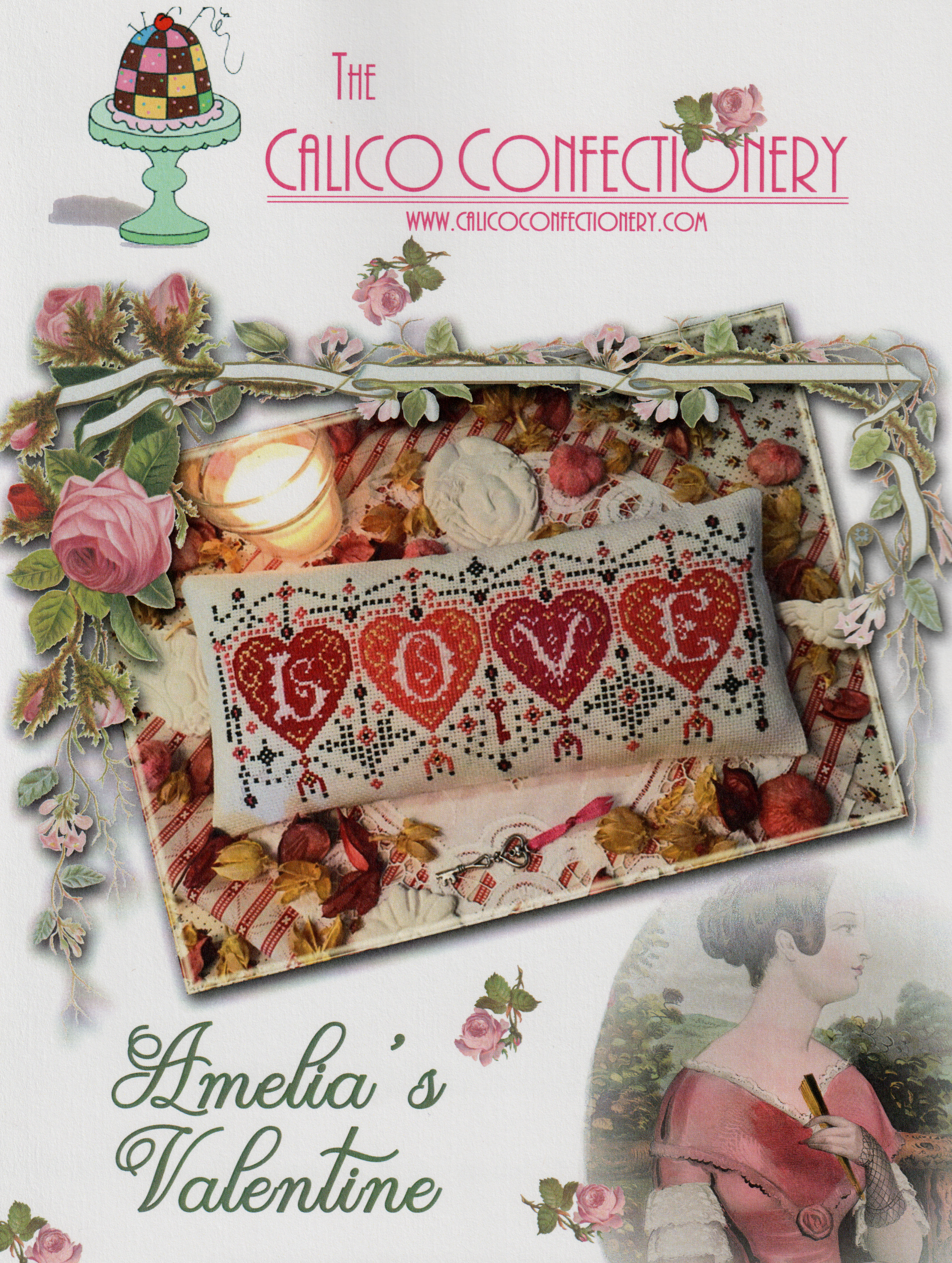 Amelia's Valentine - Cross Stitch Pattern