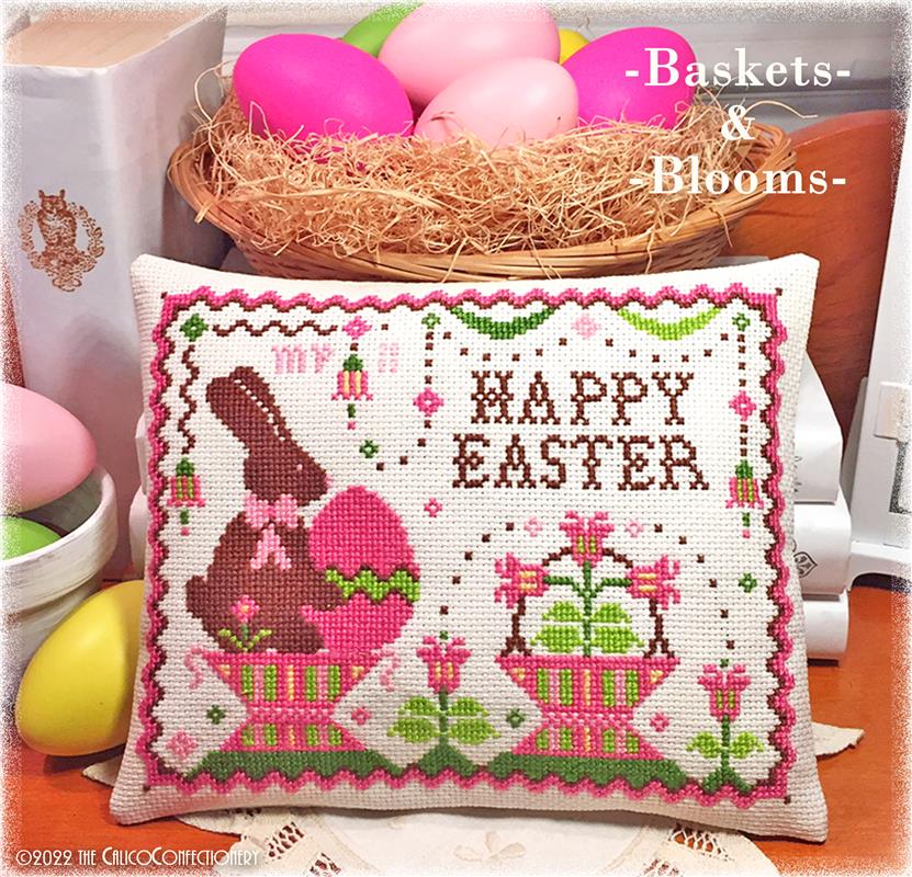 Baskets & Blooms - Cross Stitch Pattern