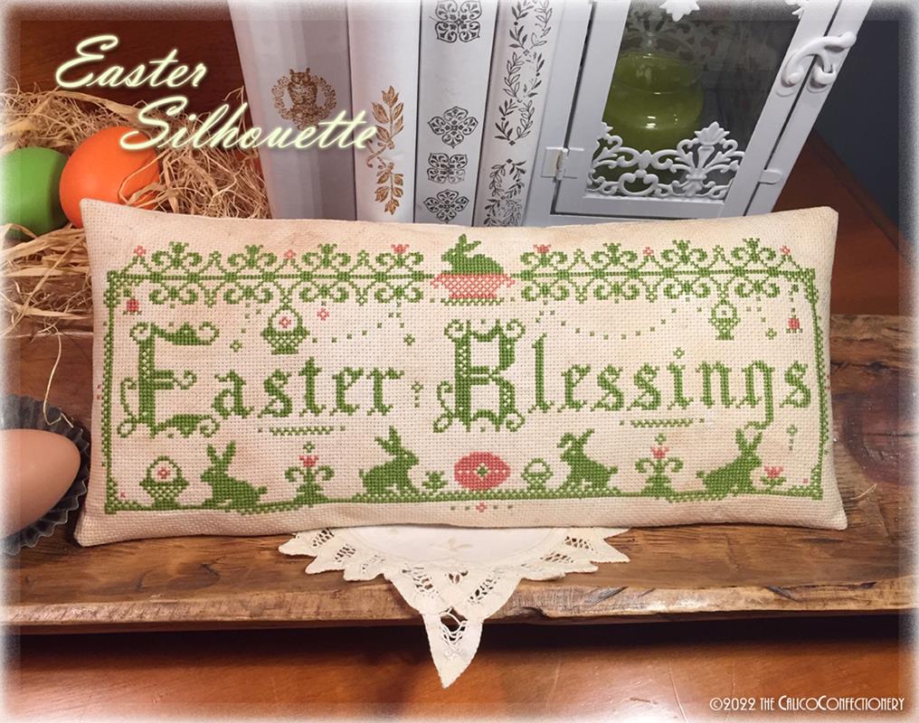 Easter Silhouette - Cross Stitch Pattern