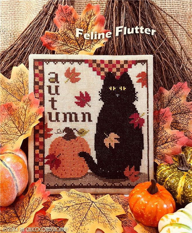 Feline Flutter - Cross Stitch Pattern 