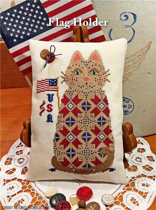 Flag Holder - Cross Stitch Pattern