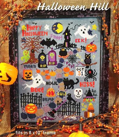 Halloween Hill - Cross Stitch Pattern