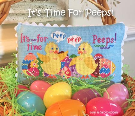 It's Time For Peeps! - Cross Stitch Pattern