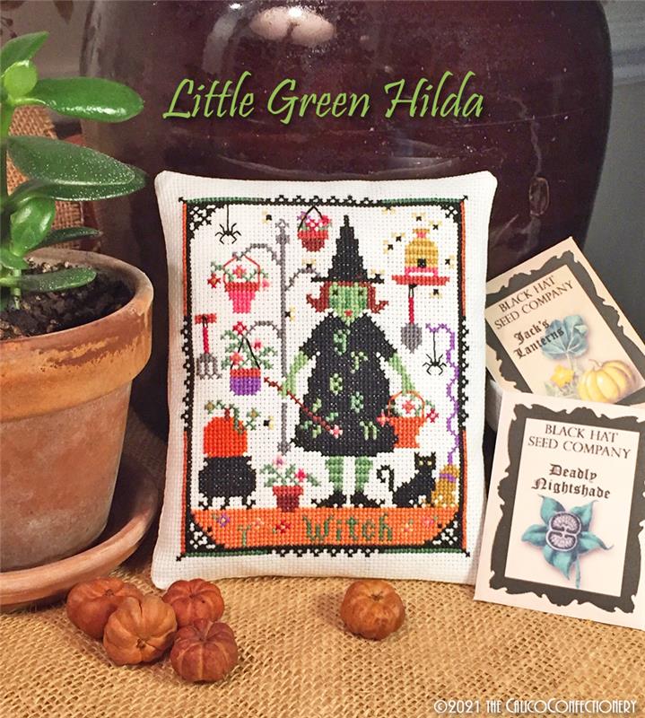 Little Green Hilda - Cross Stitch Pattern