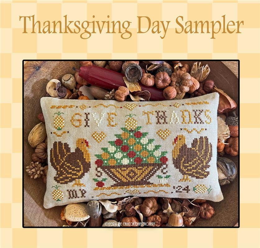 Thanksgiving Day Sampler -  Cross Stitch Pattern 