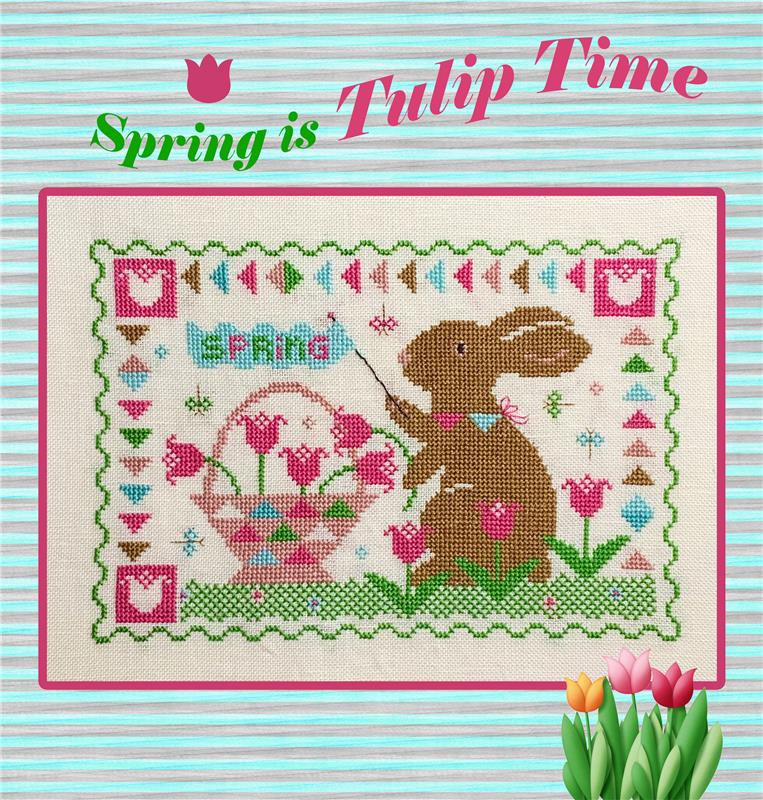 Tulip Time - Cross Stitch Pattern 