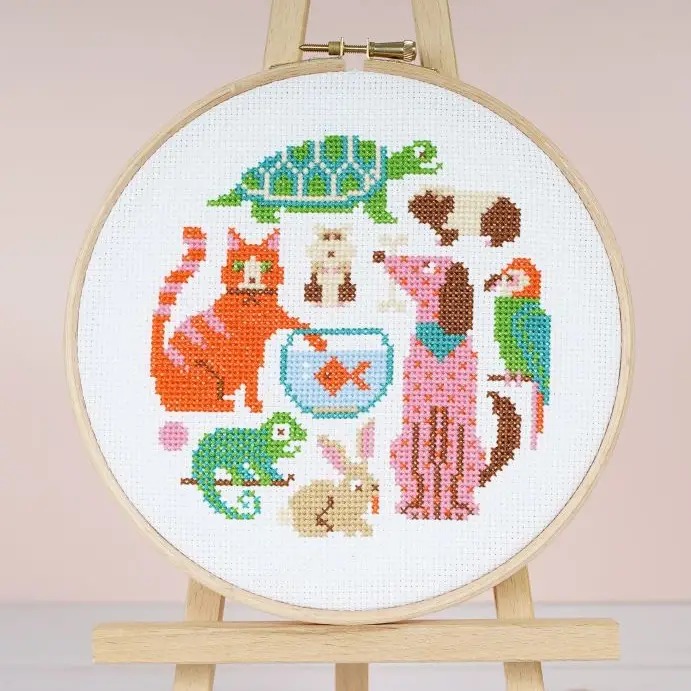 Playful Pets - Cross Stitch Kit