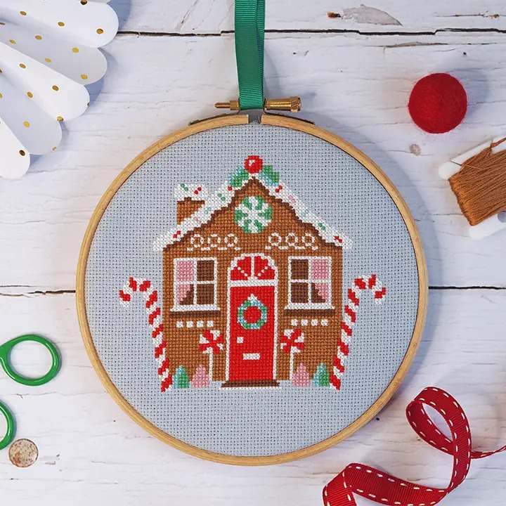 Gingerbread Cottage - Christmas Cross Stitch Kit