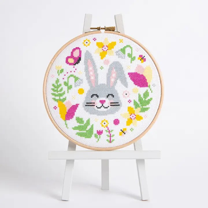 Hop To It Bunny - Easter Cross Stitch Kit