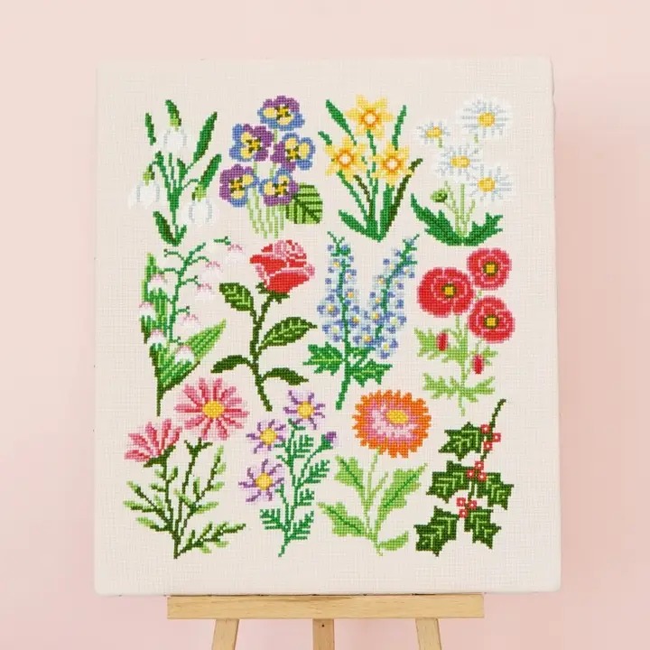 Birthday Botanicals - Cross Stitch Kit