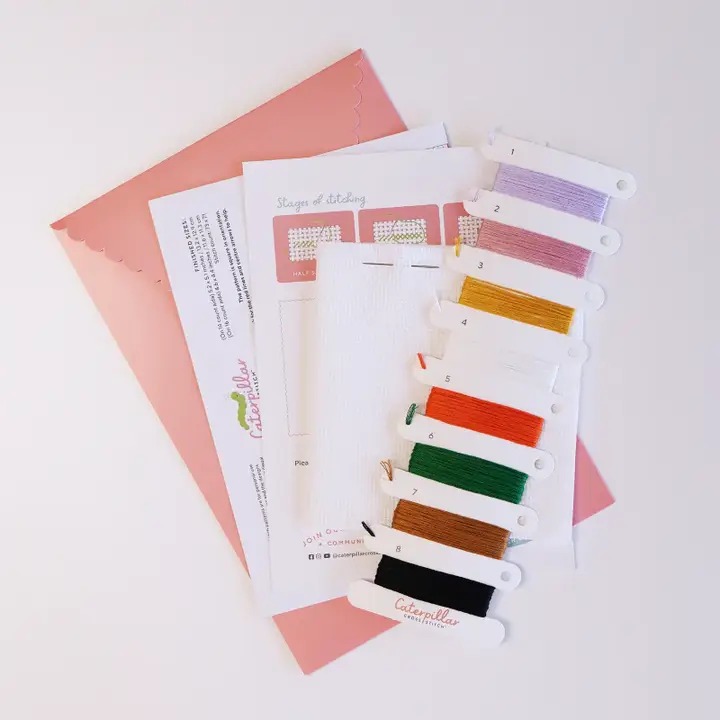 Crackling Fireplace - Christmas Cross Stitch Kit