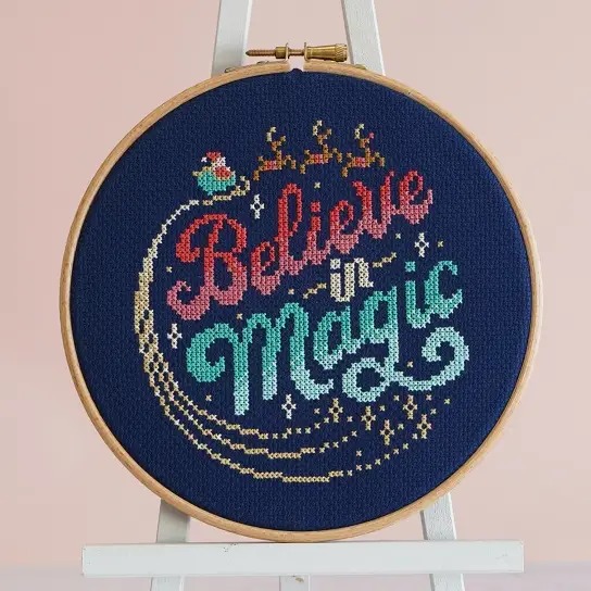 Believe in Magic - Christmas Cross Stitch Kit