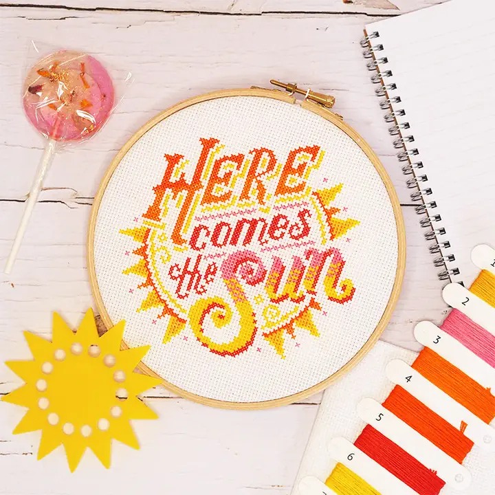 Here Comes the Sun - Cross Stitch Kit