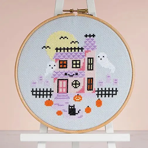 Happy Haunting - Halloween Cross Stitch Kit