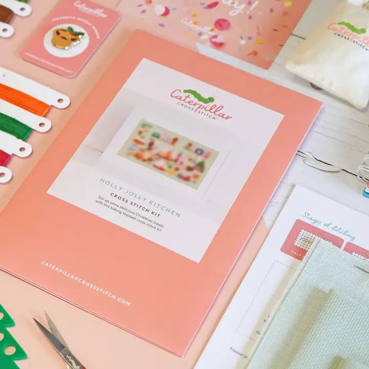 Holly Jolly Kitchen - Christmas Cross Stitch Kit