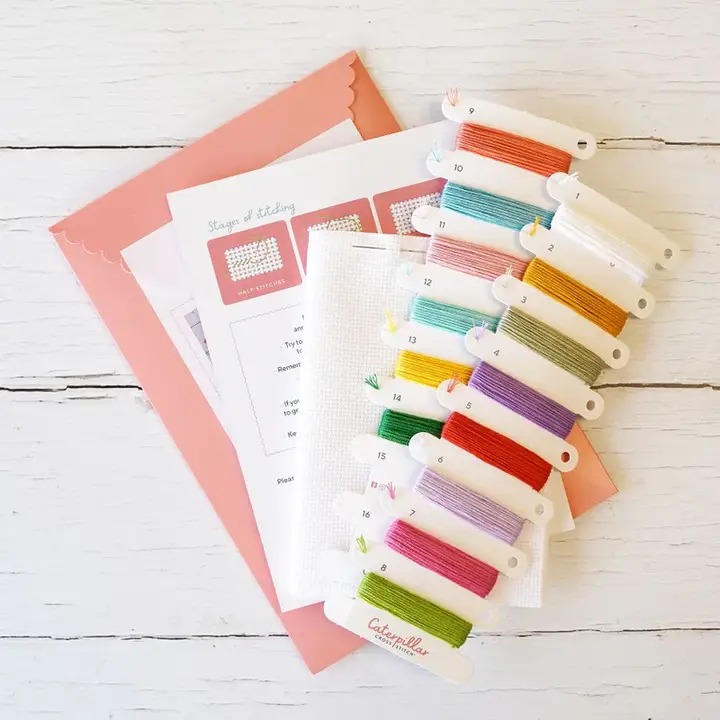 Positivity Blooms - Cross Stitch Kit