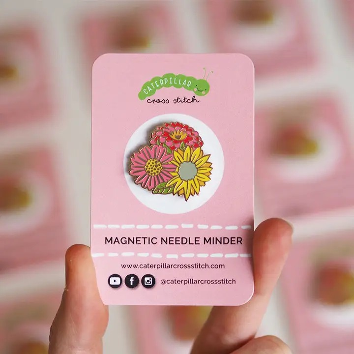 Flowers - Magnetic Needle Minder