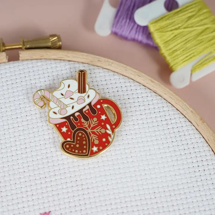 Hot Chocolate - Christmas Magnetic Needle Minder